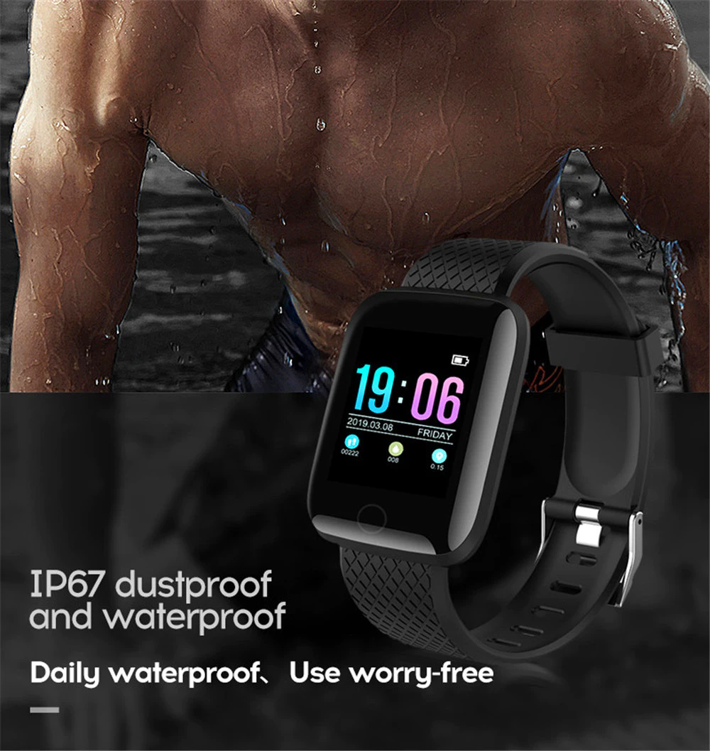 13-130435- Smart Watch Men Blood Pressure Waterproof Smartwatch Women Heart Rate Monitor Fitness Tracker Watch GPS Sport For Android IOS